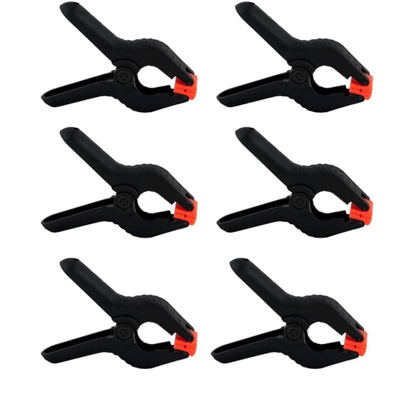 New Heavy Duty Muslin Clamps 4”,  6 Pack Clips - Picture 1 of 5